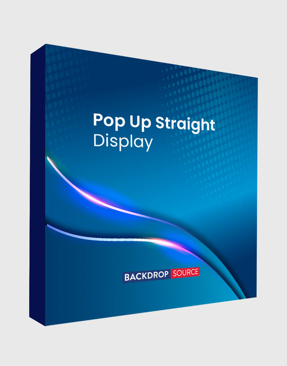 Pop Up Straight Velcro Media Wall