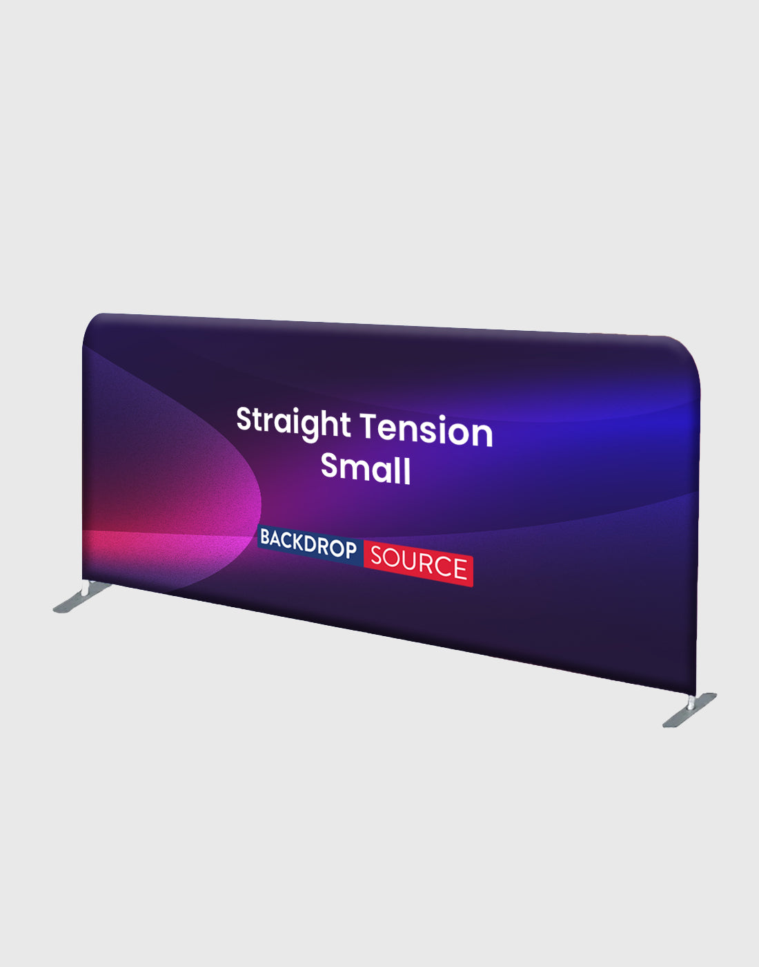 Straight Tension Fabric Backdrop Media Wall - small