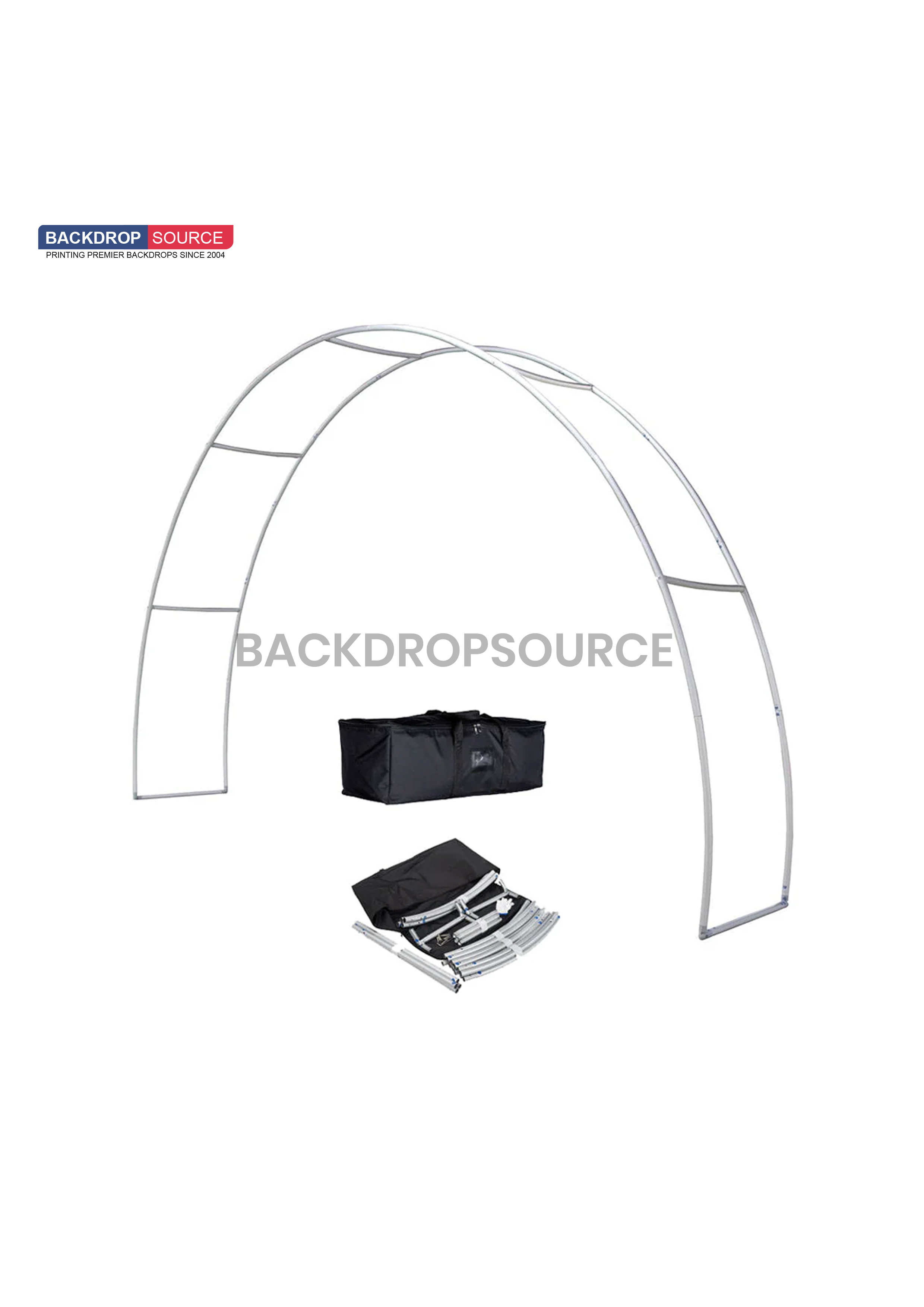 C Shape Tension Fabric Arch - 6m