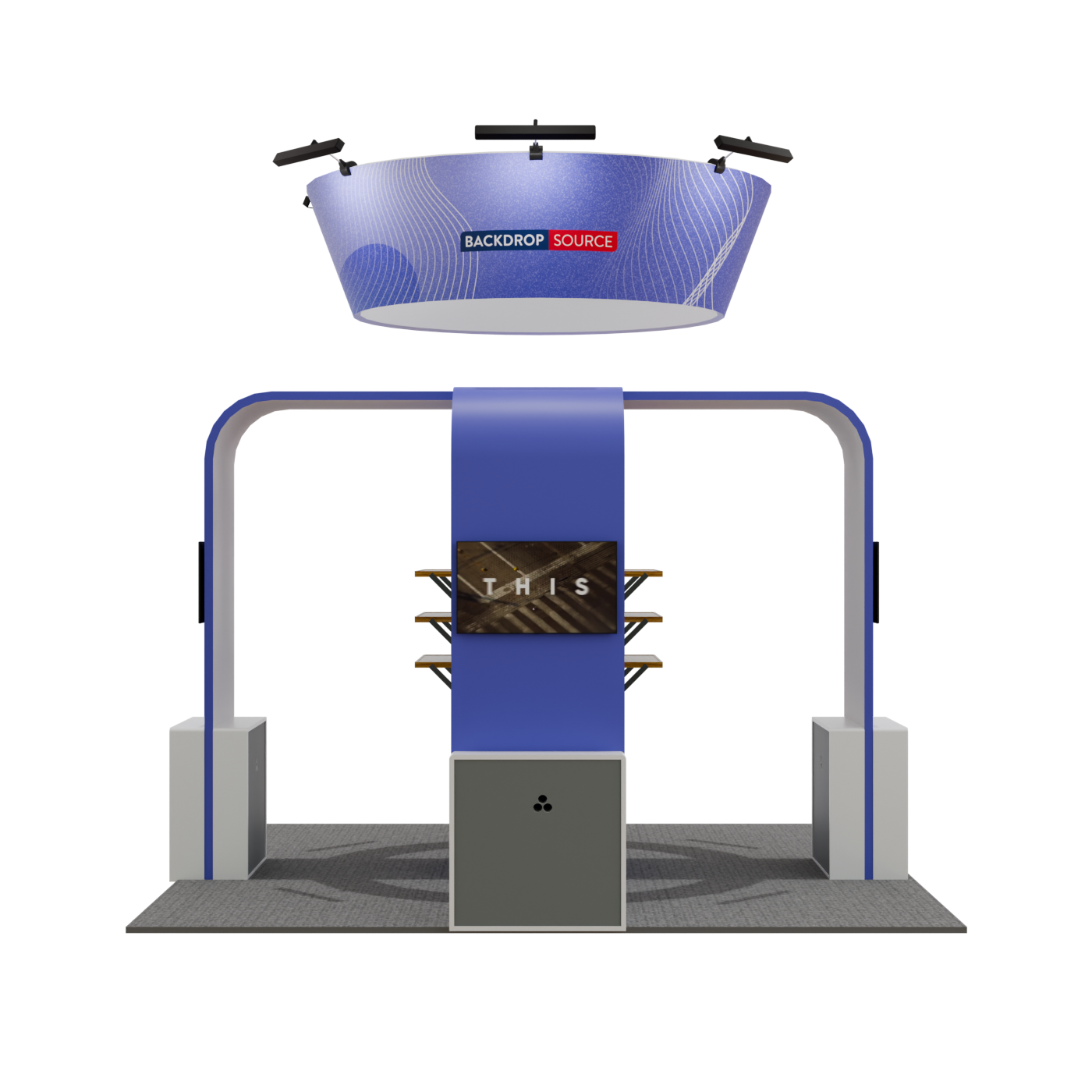 Modular Booth Kits 20ft x 20ft - Model 03