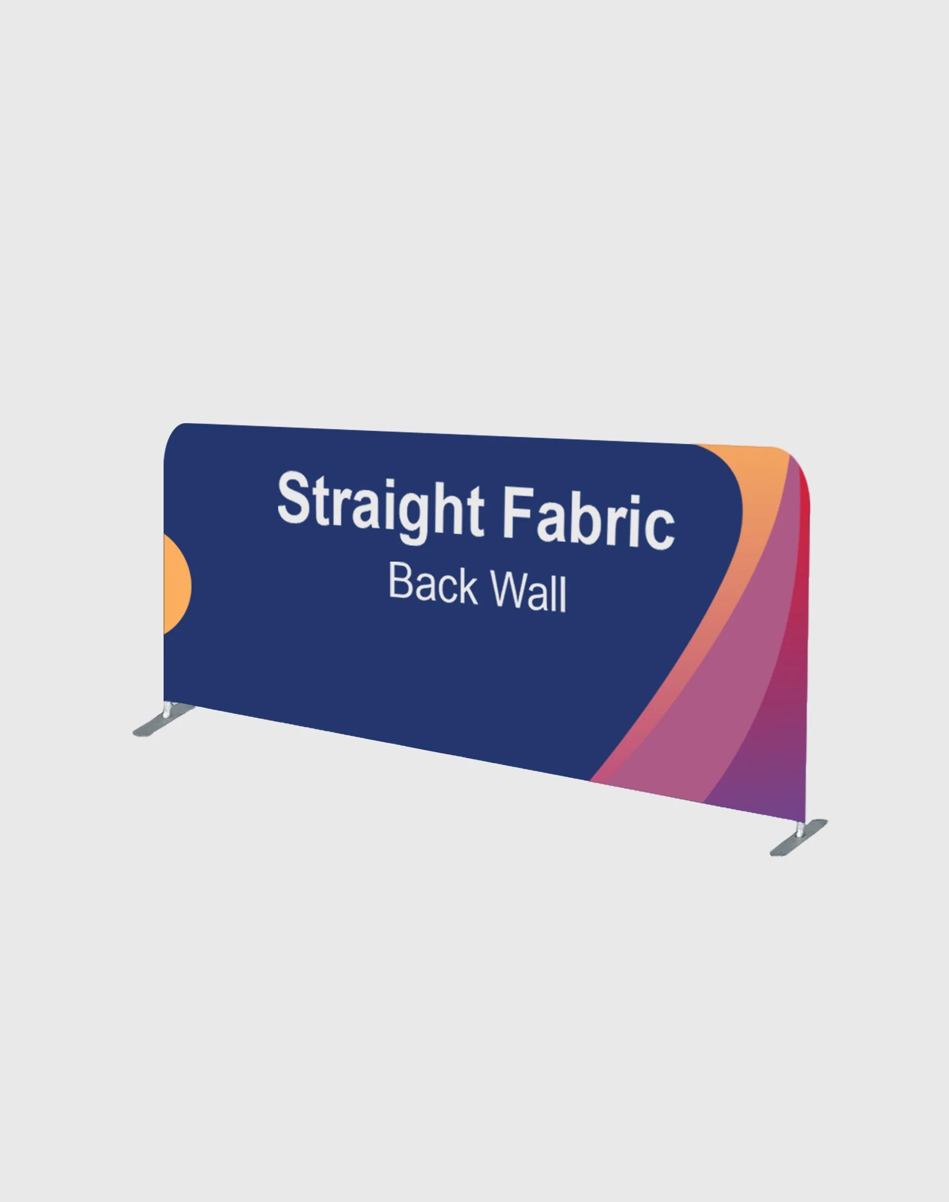 Straight Tension Fabric Backdrop Media Wall - small