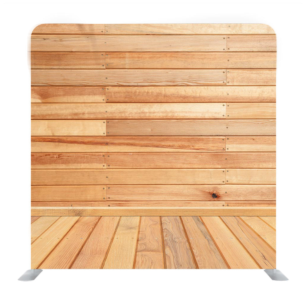 Wood and Floor Surface Straight Tension Media Wall Backdrop ...